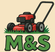 M&S Lawn Mowing Logo